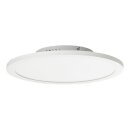 Brilliant LED Deckenaufbau Panel Abie Weiß rund Ø40cm 24W 2400lm RGBW 2700K-6500K Dimmbar mit Fernbedienung