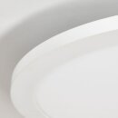 Brilliant LED Deckenaufbau Panel Abie Weiß rund Ø40cm 24W 2400lm RGBW 2700K-6500K Dimmbar mit Fernbedienung