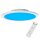 Brilliant LED Deckenaufbau Panel Abie Weiß rund Ø40cm 24W 2400lm RGBW 2700K-6500K Dimmbar mit Fernbedienung