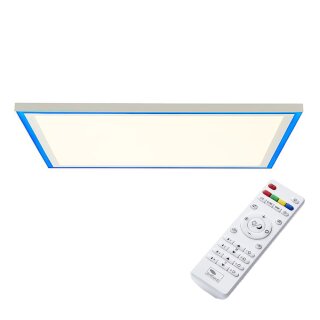 Brilliant LED Deckenaufbau Panel Lanette Weiß 60x60cm 37W 3800lm CCT + RGB 2700-6500K Fernbedienung