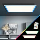 Brilliant LED Deckenaufbau Panel Lanette Weiß 60x60cm 37W 3800lm CCT + RGB 2700-6500K Fernbedienung