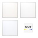 Brilliant LED Deckenaufbau Panel Lanette Weiß 60x60cm 37W 3800lm CCT + RGB 2700-6500K Fernbedienung