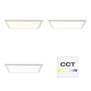 Brilliant LED Deckenaufbau Panel Lanette Weiß 60x60cm 37W 3800lm CCT + RGB 2700-6500K Fernbedienung