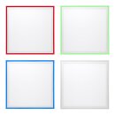 Brilliant LED Deckenaufbau Panel Lanette Weiß 60x60cm 37W 3800lm CCT + RGB 2700-6500K Fernbedienung