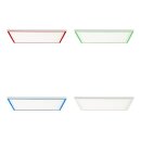 Brilliant LED Deckenaufbau Panel Lanette Weiß 60x60cm 37W 3800lm CCT + RGB 2700-6500K Fernbedienung