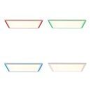 Brilliant LED Deckenaufbau Panel Lanette Weiß 60x60cm 37W 3800lm CCT + RGB 2700-6500K Fernbedienung