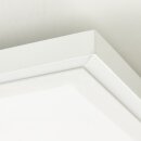 Brilliant LED Deckenaufbau Panel Lanette Weiß 60x60cm 37W 3800lm CCT + RGB 2700-6500K Fernbedienung