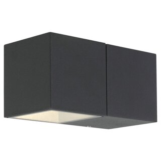 AEG LED Außenleuchte Wandlampe Daveen Anthrazit IP54 5,6W 450lm warmweiß 3000K