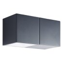 AEG LED Außenleuchte Wandlampe Daveen Anthrazit IP54 5,6W 450lm warmweiß 3000K