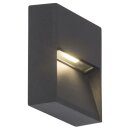 AEG LED Außenleuchte Wandlampe Anthrazit 10cm IP54...