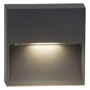AEG LED Außenleuchte Wandlampe Anthrazit 10cm IP54...