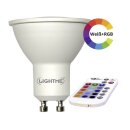 LightMe LED Reflektor 4,5W = 25W GU10 250lm RGBW 3000K...