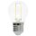 LightMe LED Filament Leuchtmittel Tropfen 2,5W = 25W E27 klar 250lm warmweiß 2700K 320°