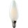Casaya LED Filament Leuchtmittel Kerze 4,8W = 40W E14 matt 470lm neutralweiß 4000K