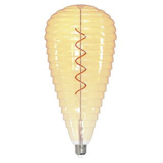 LED Spiral Filament Leuchtmittel Vintage 4,5W = 26W E27 Gold 260lm extra warmweiß 1800K