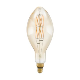Eglo LED Filament Leuchtmittel Vintage 8W = 60W E27 Gold 806lm extra warmweiß 2100K DIMMBAR