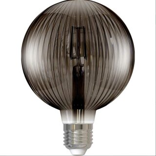 Casaya LED Filament G95 Globe 4,5W = 16W E27 Rauchglas 150lm extra warmweiß 1800K dimmbar