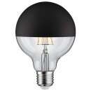 Paulmann LED Filament Globe G95 5W = 43W E27 Kopfspiegel Schwarz matt 520lm warmweiß 2700K DIMMBAR