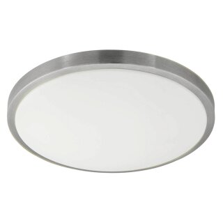 Casaya LED Deckenleuchte Capitello Stahl/Weiß Ø43cm 24W 2500lm warmweiß 3000K