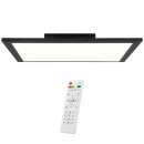 Brilliant LED Deckenaufbau Panel Abie Schwarz 40x40cm 24W...