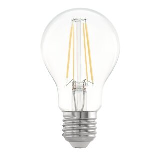Eglo LED Filament Leuchtmittel Birne A60 7W = 60W E27 klar 806lm warmweiß 2700K 3-Stufen-Dimmbar