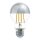 Eglo LED Filament A60 Birne 7,3 W = 60W E27 Kopfspiegel silber 806lm warmweiß 2700K
