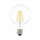 Eglo LED Filament G95 Globe 7,3W = 60W E27 klar 806lm warmweiß 2700K 3-Step-Schalter-Dimmbar