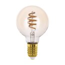 Eglo LED Smart Spiral Filament G80 Globe 4,9W = 33W E27 Gold 360lm CCT 2200K-6500K dimmbar App Alexa Google Bluetooth ZigBee
