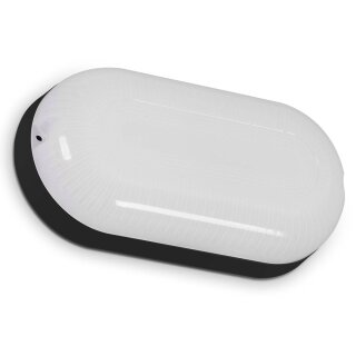 Telefunken LED Außen Wandlampe Deckenleuchte Schwarz IP44 15W 1300lm neutralweiß 4000K