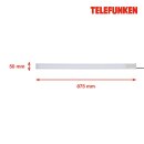 Telefunken LED Unterbauleuchte Silber 87,5cm 14W 1600lm neutralweiß 4000K Schalter