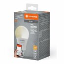 Ledvance LED Smart+ Birne A70 14W = 100W E27 matt 1521lm warmweiß 2700K Dimmbar App Google Alexa WiFi