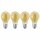 4 x Ledvance LED Smart+ Filament A60 Birne 6W = 52W E27 Gold 680lm extra warmweiß 2400K Dimmbar App Google Alexa ZigBee