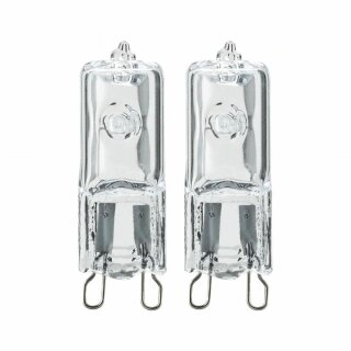 2 x Paulmann Halogen Stiftsockellampen 75W G9 klar 1070lm warmweiß 2800K dimmbar