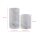 2 x LED Wachskerzen Cosy Marble Marmor warmweiß für 3 x AAA Batterie mit Schalter