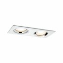 Paulmann LED Deckenleuchte Weiß IP65 2 x 7W GU10...