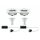 Paulmann LED Deckenleuchte Weiß IP65 2 x 7W GU10 920lm Warmweiß 2700K Dimmbar + Schwenkbar 36°