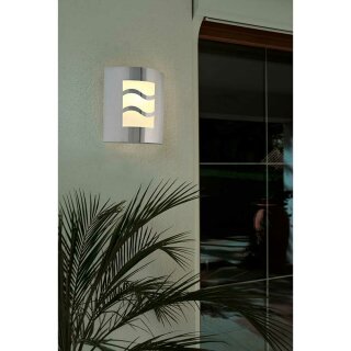 Eglo Außenleuchte Wandlampe City 1 Silber IP44 max. 60W E27 ohne Leuchtmittel