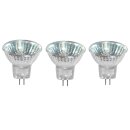 3 x Merkur Halogen Reflektor MR11 35W GU4 12V warmweiß dimmbar 30°