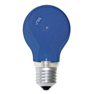 Merkur Glühbirne 25W E27 240V Blau Glühlampe 25 Watt A60 bunt dimmbar