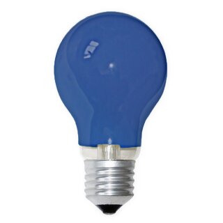 Merkur Glühbirne 40W E27 240V Blau Glühlampe 40 Watt bunt dimmbar
