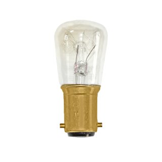 Merkur Glühbirne Röhre 15W B15d klar 24V Glühlampe 15 Watt warmweiß dimmbar