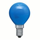 Merkur Glühbirne Tropfenlampe 15W E14 240V Blau...