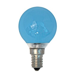 Leuci Tropfen Glühbirne 15W E14 Blau Glühlampe 15 Watt Kugel bunt dimmbar