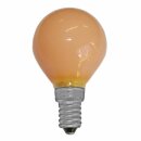 Merkur Glühbirne Tropfenlampe 15W E14 240V Orange...