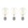 3 x Eglo LED Filament A60 Birne 7W = 60W E27 klar 806lm warmweiß 2700K