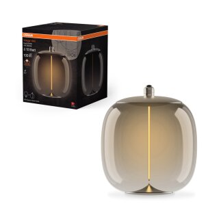 Osram LED Filament Vintage 1906 Big Oval 4W = 10W E27 Rauchglas 100lm extra warmweiß 1800K