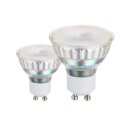 2 x Eglo LED Glas Reflektor 4,6W = 35W GU10 matt 400lm...