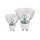 2 x Eglo LED Glas Reflektor 4,6W = 35W GU10 matt 400lm Warmweiß 3000K 110°