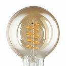 Eglo LED Spiral Filament G95 Globe 4W E27 Gold 245lm extra warmweiß 2000K DIMMBAR