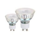 2 x Eglo LED Glas Reflektor 2,8W = 25W GU10 matt 250lm...